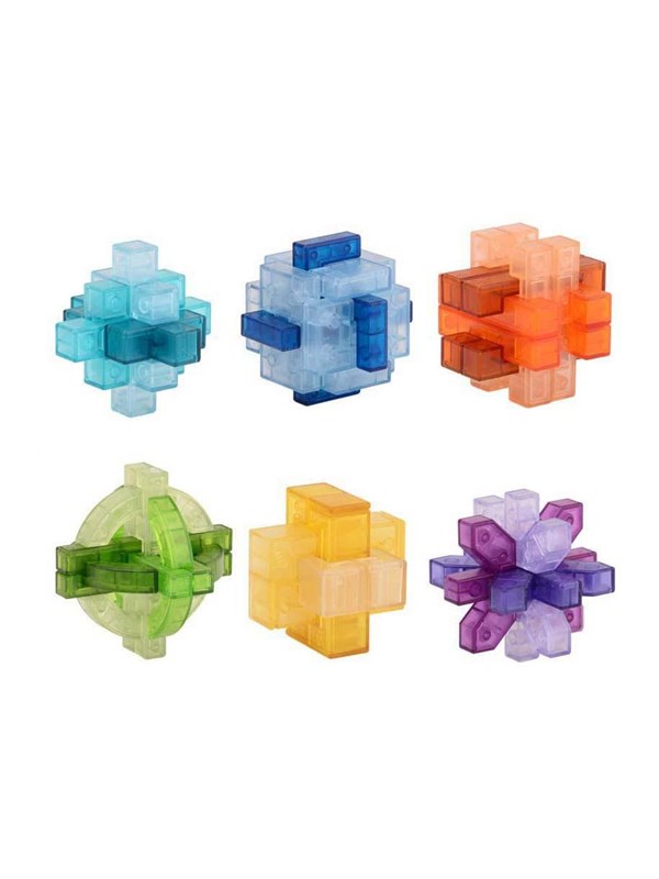 Johntoy 3D Brain Puzzle Transparent Color 3D Puslespill