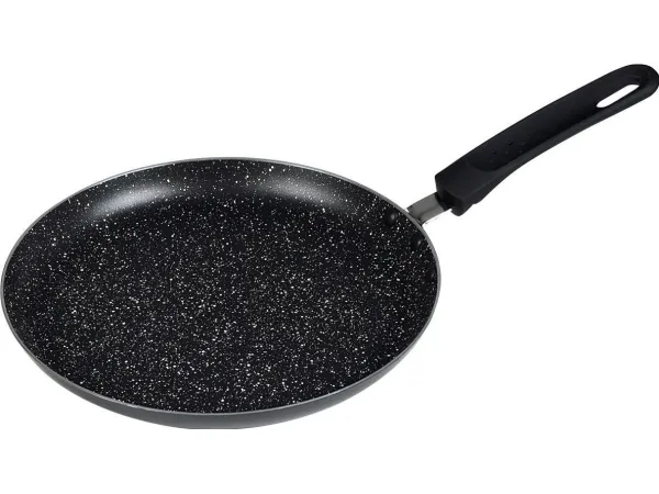 KINGHOFF aluminiumspanne til pannekaker svart marmor 22 cm