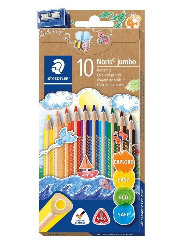 Staedtler Col. pencil Noris jumbo set   FSC 100%