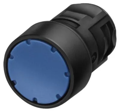 Siemens 3SB20000AG01 3SB2000-0AG01 Trykknapp, flat utløser, frontring i plast, knapp i svart eller hvitt, 1 stk., 6 g, 33 mm, 15 mm, 15 mm