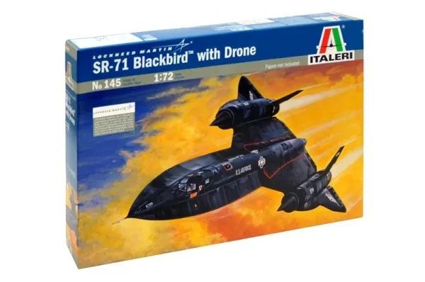 1:72 SR-71 BLACKBIRD med drone
