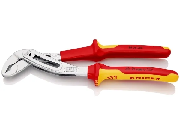 Knipex Alligator, Not-og-fjær-tang, Stål, Plast, Stål, Oransje, Rød, 73 mm, 25 mm