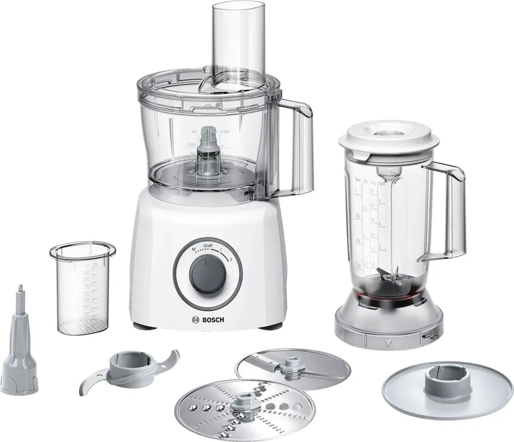 Bosch MCM3200W Foodprosessor MultiTalent 3 - 800 W - Hvit