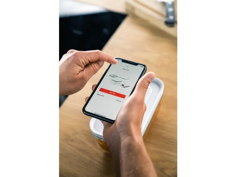 ZWILLING Fresh & Save, Beholder, Rektangulær, 2,2 l, Gjennomsiktig, Hvit, Glass, -18 - 180 °C