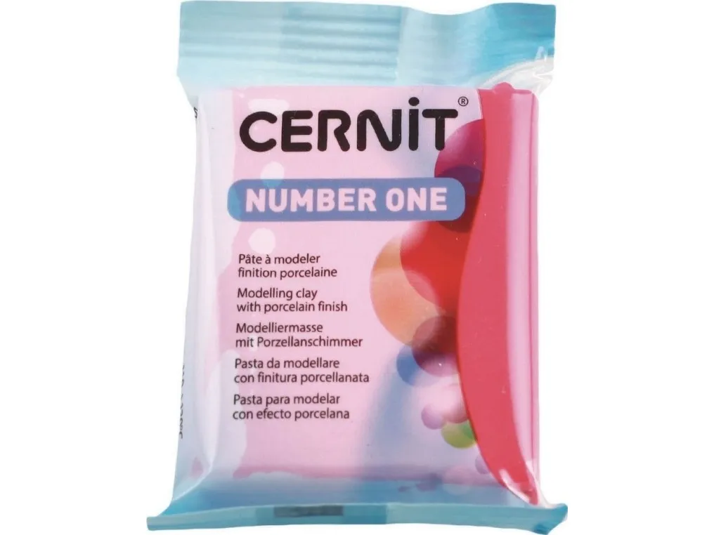 Cernit Number One - Modelleringsleire - 56 g - rød