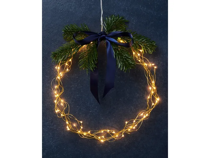 Sirius Knirke Lyskæde 160 LED - Klar/Guld
