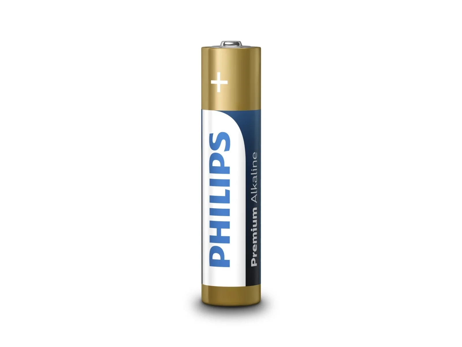 Philips Premium Alkaline Batteri LR03M4B/10, Engangsbatteri, AAA, Alkalinsk, 1,5 V, 4 stykker, Cd (kadmium), Hg (kvikksølv), Pb (bly)