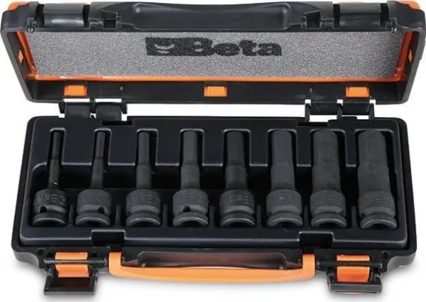 BETA-SETT MED 8 HEX IMPACT SOCKETS