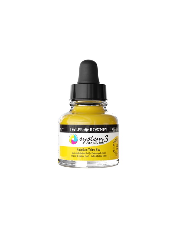 Daler-Rowney System3 Ink 29.5 ml Cadmium Yellow Hue