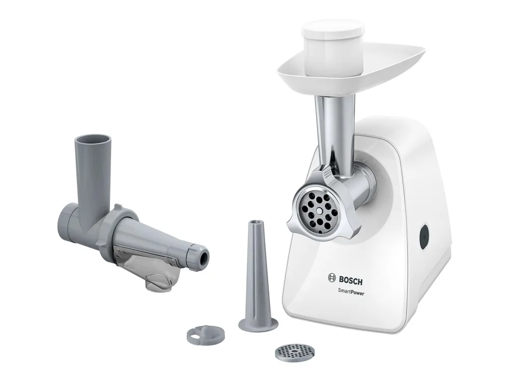 Bosch SmartPower MFW2515W - Kjøttkvern - 1.5 kW - hvit