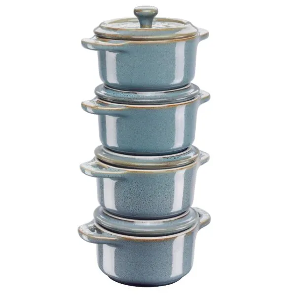ZWILLING STAUB CERAMIQUE, Gryde bradepande, Rund, Keramisk, 1 person(er), Turkis, Emalje