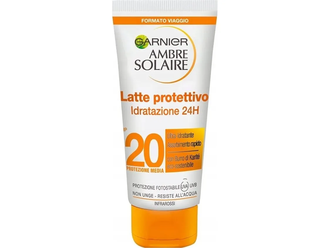 Garnier Ambre Solaire solmelk SPF 20 ansikt og kropp 50 ml