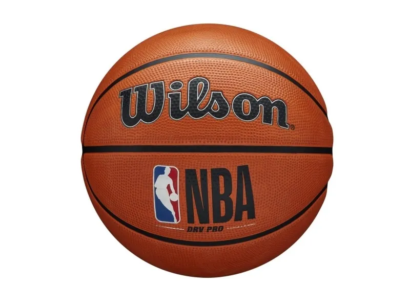 Wilson NBA DRV Pro, Sort, Brun, Hvit, Inne & Ute, Mønster, Unisex, 1 stykker