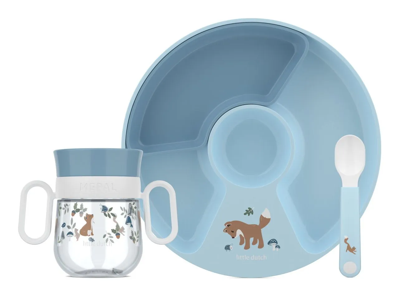 Mepal Children''s dinnerware Mio, Blå, Polypropylen (PP), Silikon, 6 måned(er), 1 stykker, Nederland, 200 mm