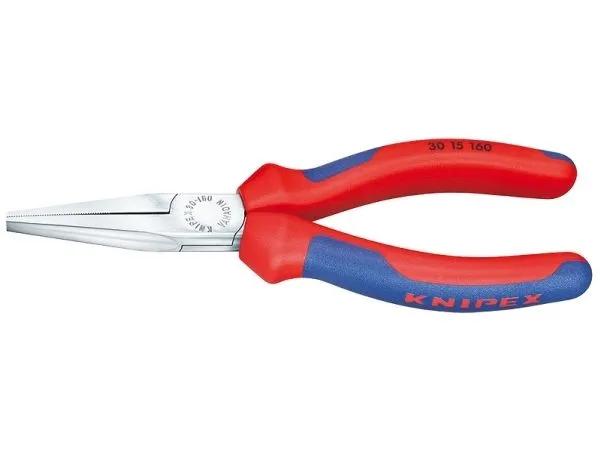 Knipex 30 15 160, Nesetang, 5 mm, 4,65 cm, Stål, Blå, Rød, 160 mm