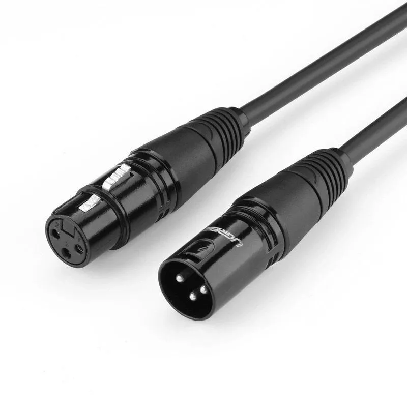 Ugreen AV130, XLR, Hunkjønn, XLR, Hankjønn, 3 m, Svart