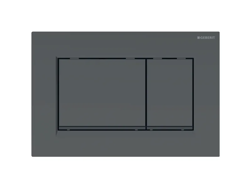 Geberit Sigma 30 betjeningsplade i mat sort/sort