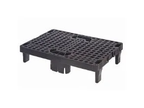 Palle 1/4 med 6 ben Plast Brun,stk