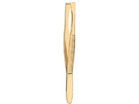 Donegal Gold Straight Tweezers 1090 - Perfect For Precise Grooming