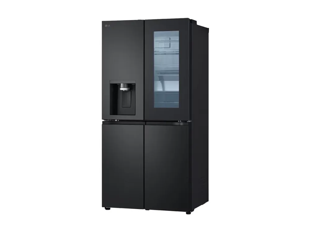LG GMG861EPAE - Kjøleskap/fryser - fransk dør underfryser med vannautomat, isdispenser - Wi-Fi - bredde: 83.5 cm - dybde: 73 cm - høyde: 178.7 cm - 508 liter - Klasse E - essence matte black