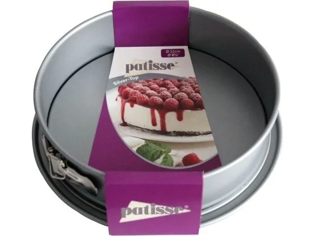 Patisse 22 cm kake-/terteform Sidabras Aukšciausias universal