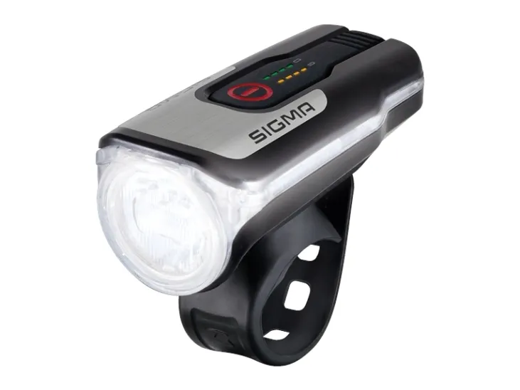 Sigma Sport Aura 80, Frontlys, Sort, Aluminium, Plast, IPX4, LED, 80 lm