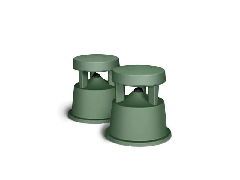Kindermann 8751000024, Full rekkevidde, Koblet med ledninger (ikke trådløs), 80 W, 70 - 10000 Hz, 4 O, Grønn