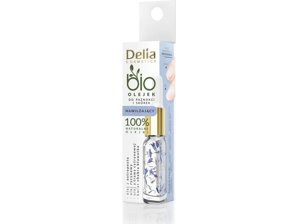 Delia Cosmetics Bio Negle- og neglebåndsolje - fuktighetsgivende 10ml