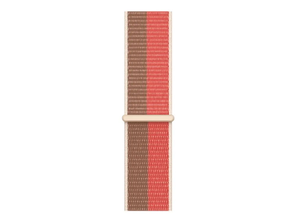 Apple - Sløyfe for smart armbåndsur - 145 - 220 mm - rosa pomelo, gyllenbrun - for Watch Hermès Series 9, SE 3, Series 10, Series 11, Series 8, Series 9, Ultra 2, Ultra 3