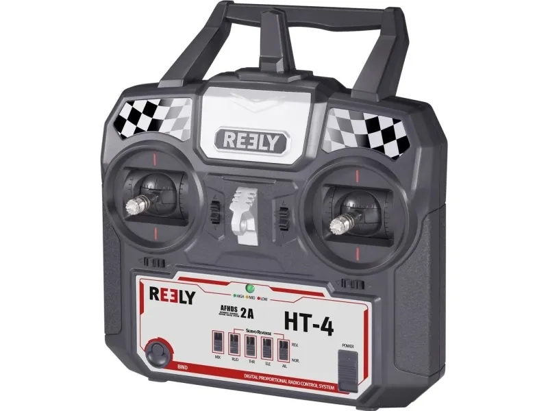Reely HT-4 håndkontroller 2,4 GHz, antall kanaler: 4, inkl. mottaker
