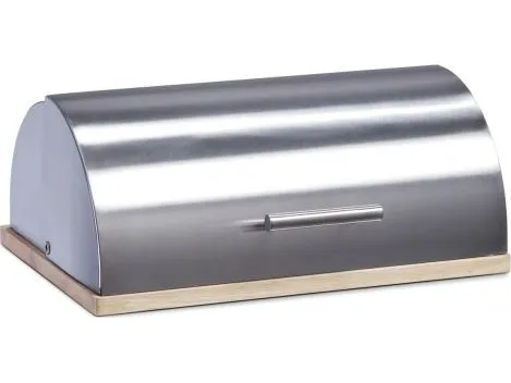 Metaline brødkniv med treunderlag, ZELLER