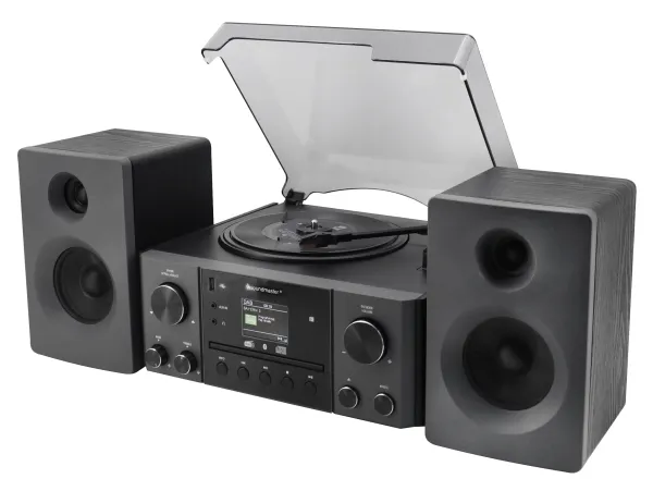Soundmaster MCD1950SW, Svart, 20 W, DAB+, FM, 3,5 mm, AC, MP3