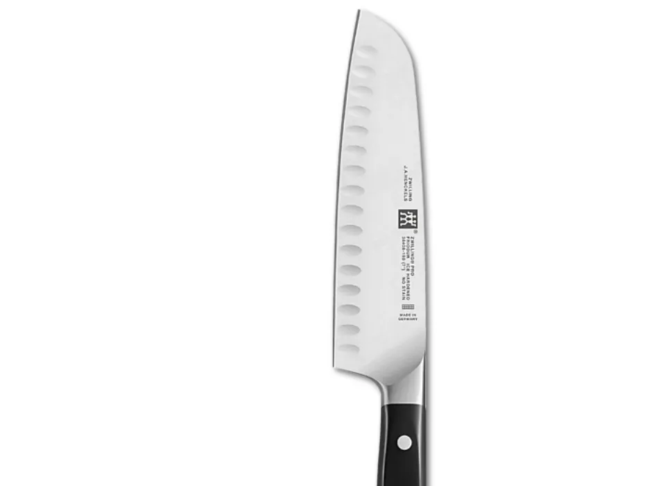 ZWILLING PRO - Santoku-kniv - 18 cm - svart håndtak