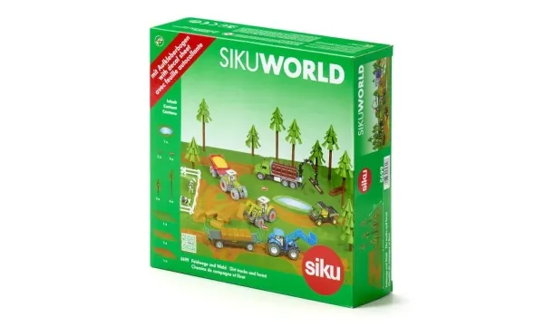 Siku Dirt tracks and forest, 3 år, Plast, Flerfarget