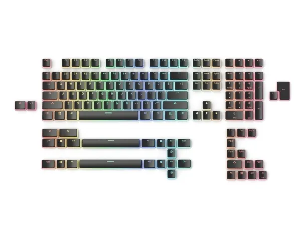 Glorious PC Gaming Race Aura V2, Tastaturtaster, Polybutylentereftalat (PBT), Sort