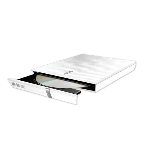ASUS SDRW-08D2S-U LITE - Platestasjon - DVD±RW (±R DL) / DVD-RAM - 8x/8x/5x - USB 2.0 - ekstern - hvit