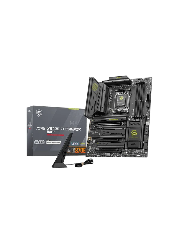 MSI MAG X870E TOMAHAWK WIFI Hovedkort - AMD X870E - AMD AM5 socket - DDR5 RAM - ATX