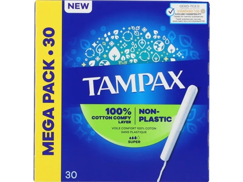 Tampon, Tampax, Super - med 30 stk.