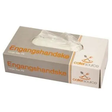 Handske Engangs Catersource str. L 240x120x63 mm PE - (450 stk.)