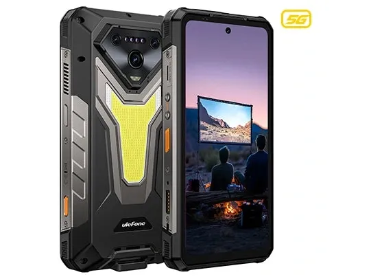 Ulefone Armor 34 Pro, 17,6 cm (6.95), 16 GB, 512 GB, 50 MP, Android 15, Svart