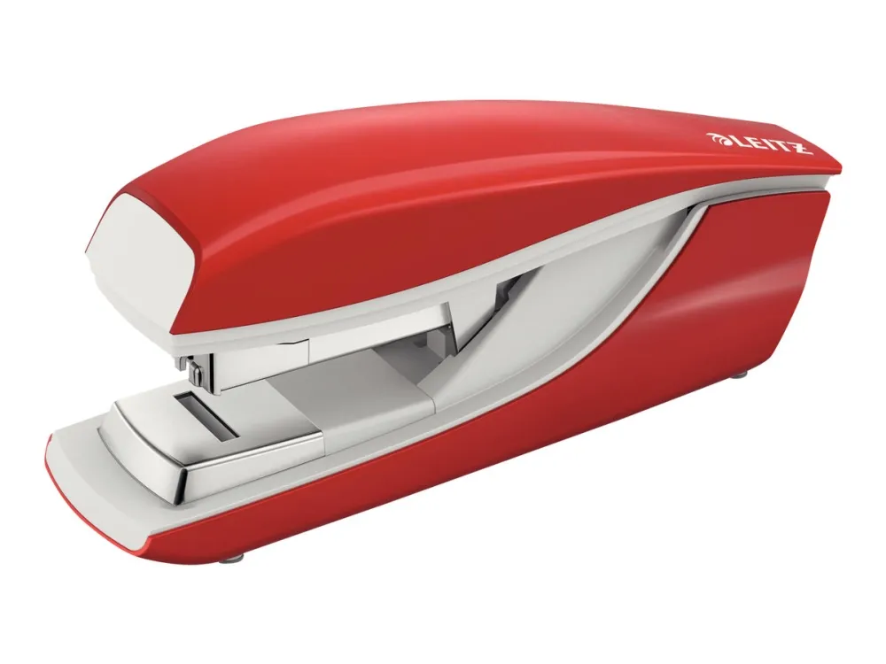 Leitz NeXXt - Stiftemaskin - 40 ark / 4 mm - 24/6, 26/6, 24/8 - plast, metall - rød