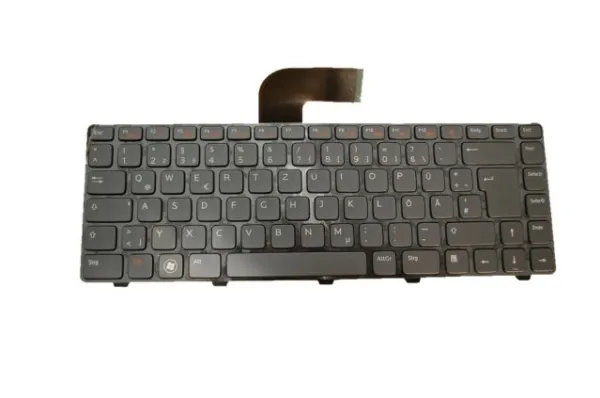 DELL FKDM5, Tastatur, Tysk, Bakgrunnsbelyst tastatur, DELL