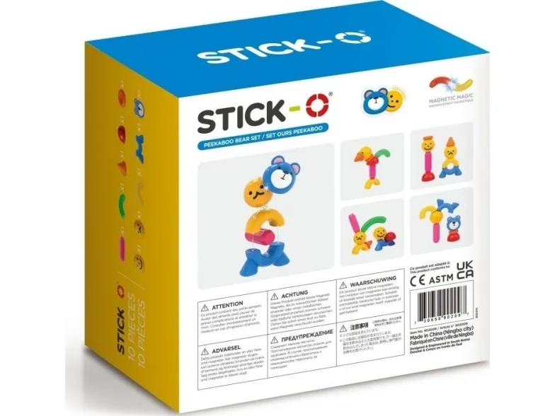 Magformers STICK-O sett med bjørn 10 deler