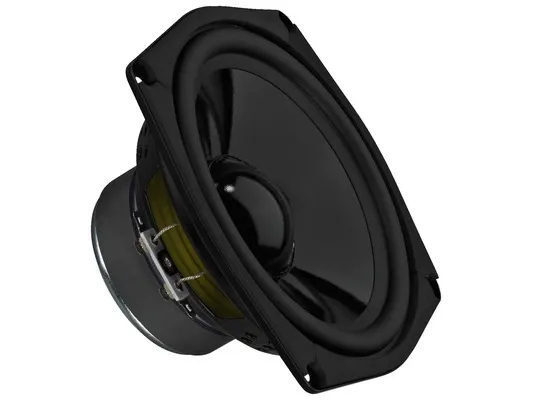 Monacor SPM-165/8, Mellomtonehøyttaler-driver, 60 W, Rund, 150 W, 8 O, 0 - 5000 Hz