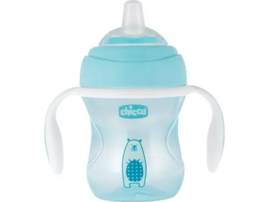 Chicco sølefri kopp 200 ml blå