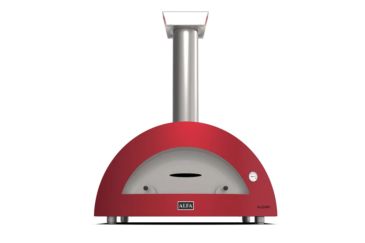Alfa Forni Alfa Forni Moderno 5 pizzaer tre rød