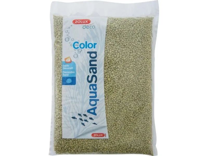 Zolux Aquasand Color saftig grønn 1 kg