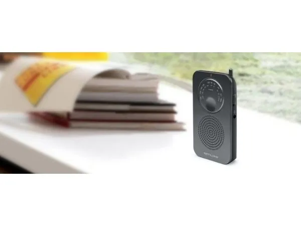Muse M-01RS, Personlig, Analog, FM, MF, 3,5 mm, Sort, Rotasjon