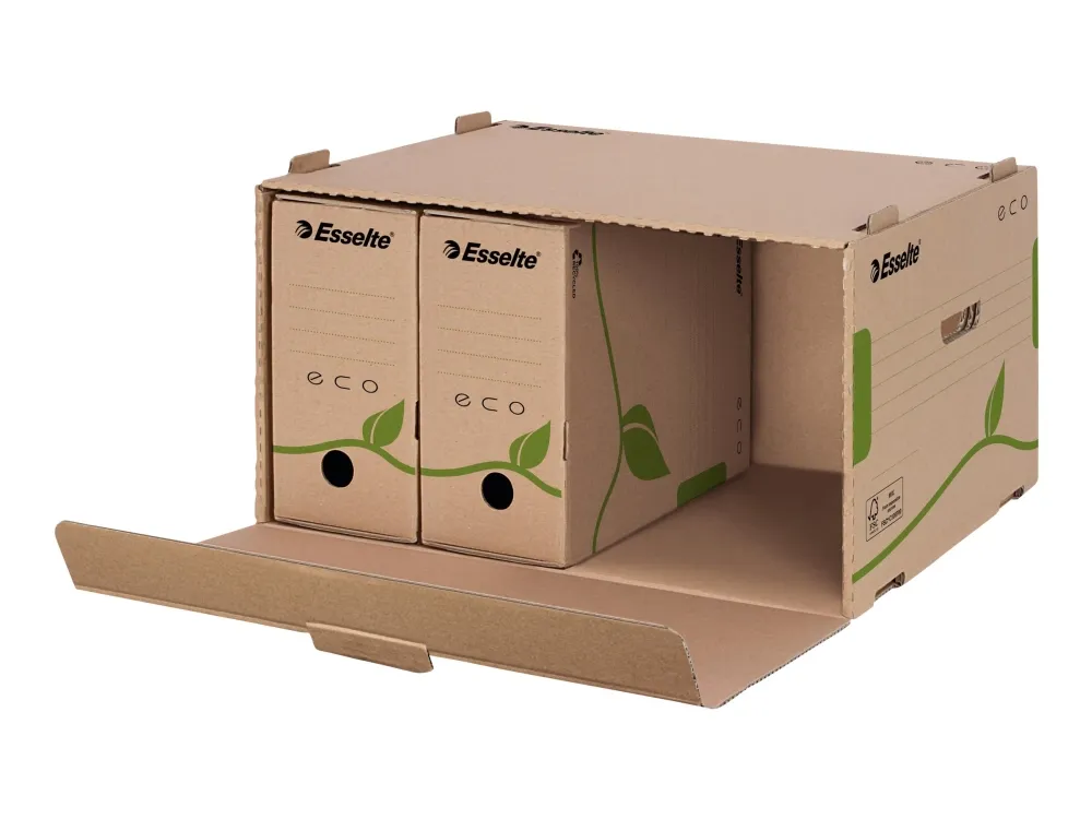 Esselte Eco - Lagerboks - naturlig brunfarge