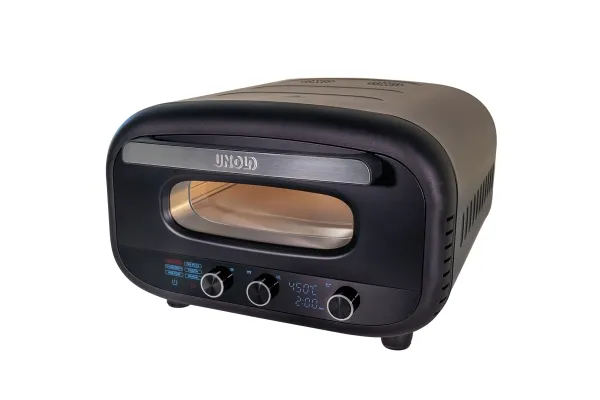 Unold 68805, 1 pizza(er), Svart, Rustfritt stål, 30 cm, Digitalt, 450 °C